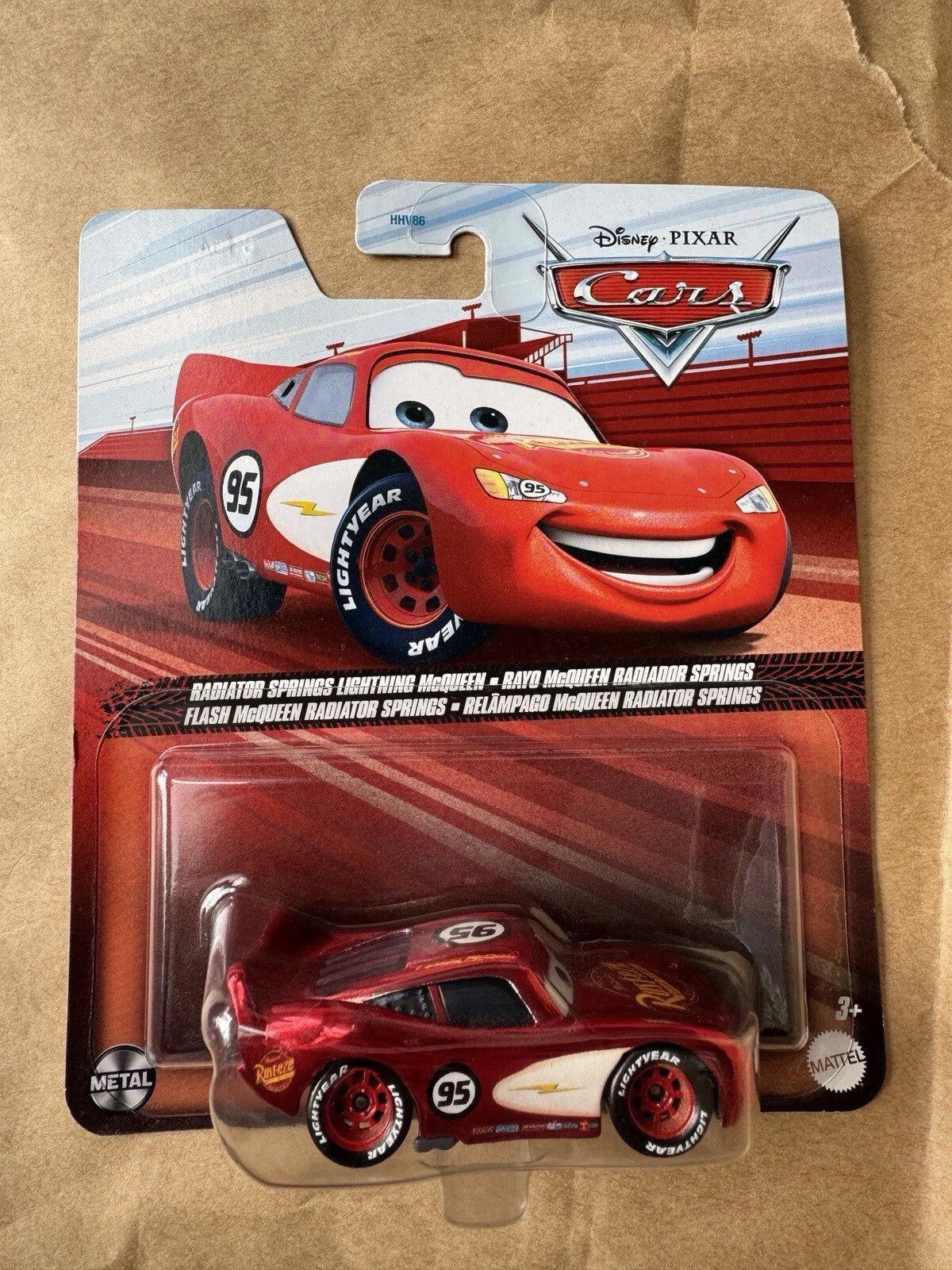 Metallic Radiator Springs Lightning Mcqueen - Disney Pixar Cars - Mattel Diecast