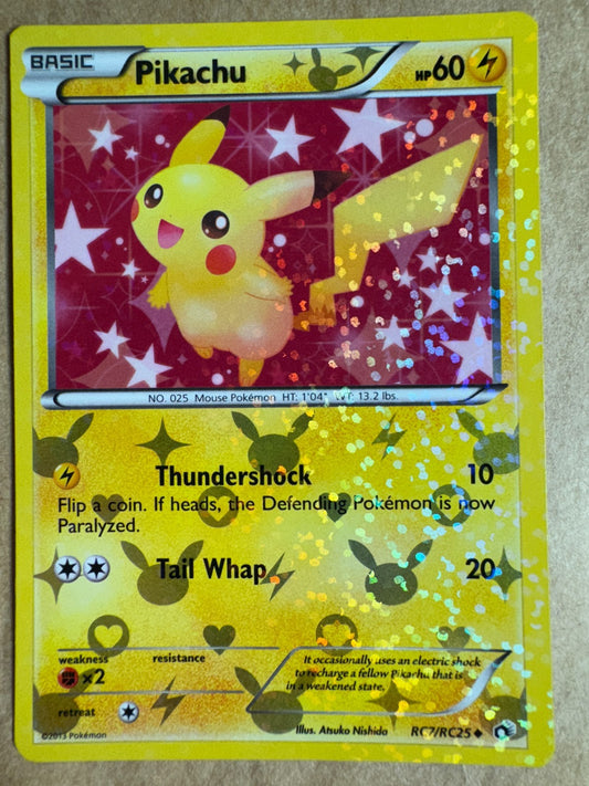 Pikachu Holo RC7/RC25 Pokemon Black & White Legendary Treasures Near Mint