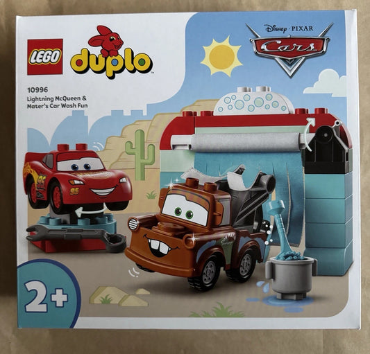 10996 Lightning McQueen & Mater's Car Wash Fun - LEGO Duplo Cars - NEW