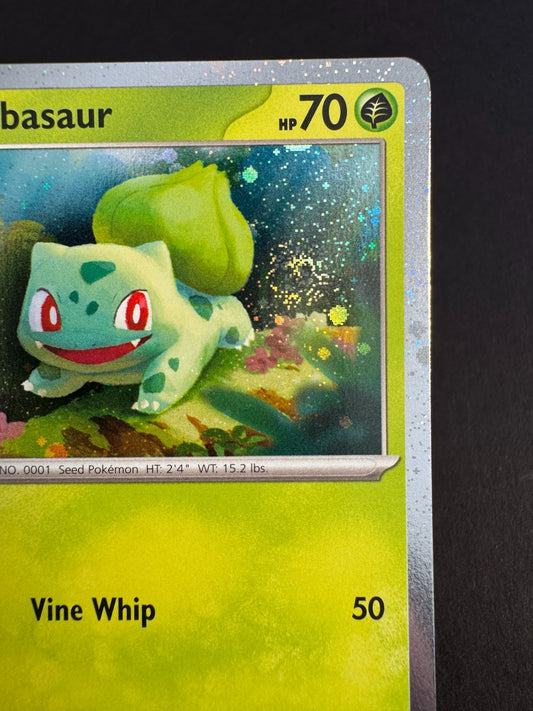 Bulbasaur SWIRL Cosmos Holo SVP 046 Pokemon Scarlet & Violet Promo Near Mint 3