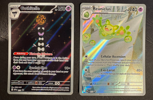 Reuniclus & Gothitelle Promo Pair SVP 211 SVP 212 Pokemon White Flare Black Bolt