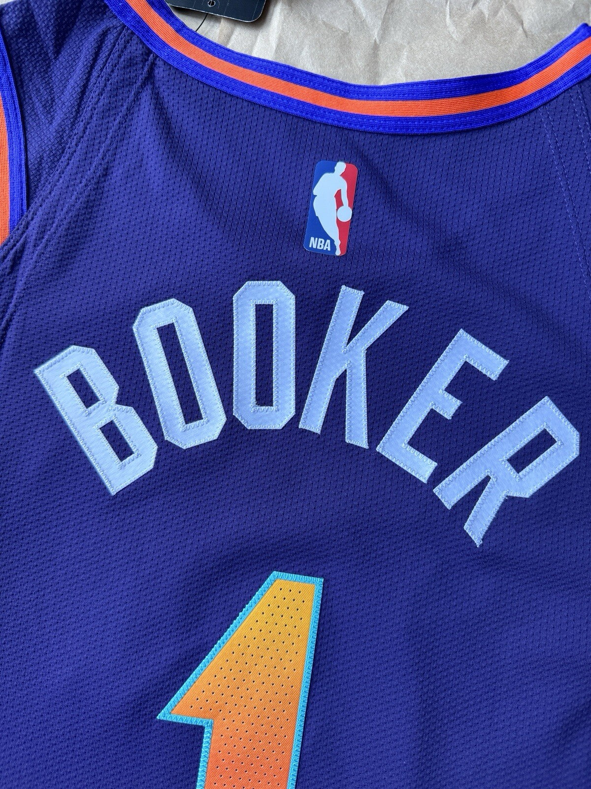 Phoenix Suns - Devin Booker #1 - El Valle City NBA Jersey SIZE 44 Authentic NEW