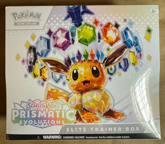 Prismatic Evolutions Elite Trainer Box ETB  Pokemon TCG Brand New