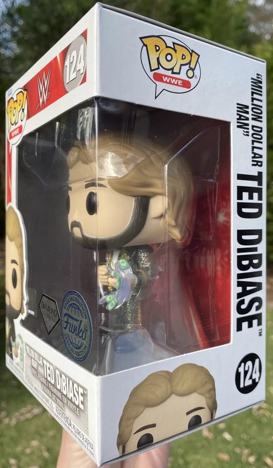 Million Dollar Man Ted Dibiase #124 WWE Funko Pop Vinyl NEW
