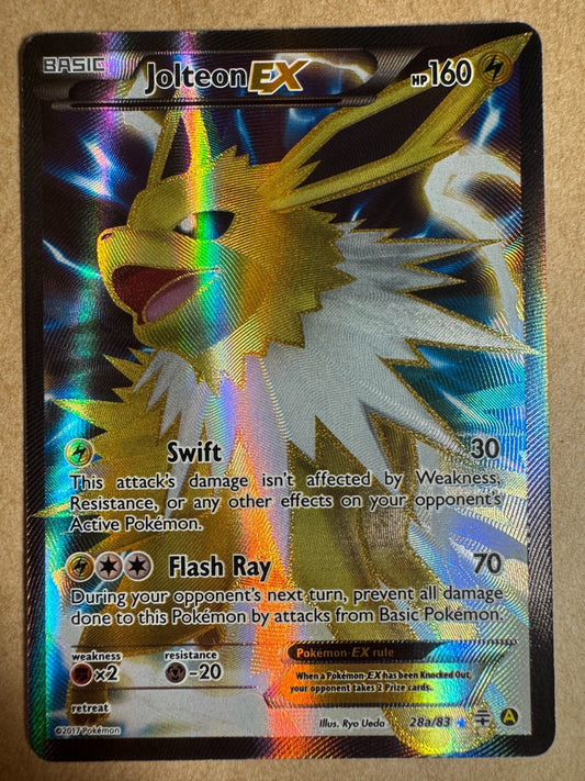 Jolteon Alternate EX Full Art 28a/83 Promo Pokemon XY Generations Near Mint