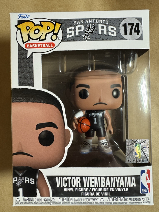 Victor Wembanyama Spurs #174 Funko Pop Vinyl Near Mint Condition