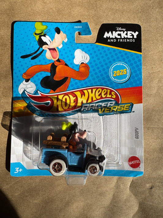 Goofy Disney Mickey and Friends - Racer Verse - Hot Wheels - Mattel NEW