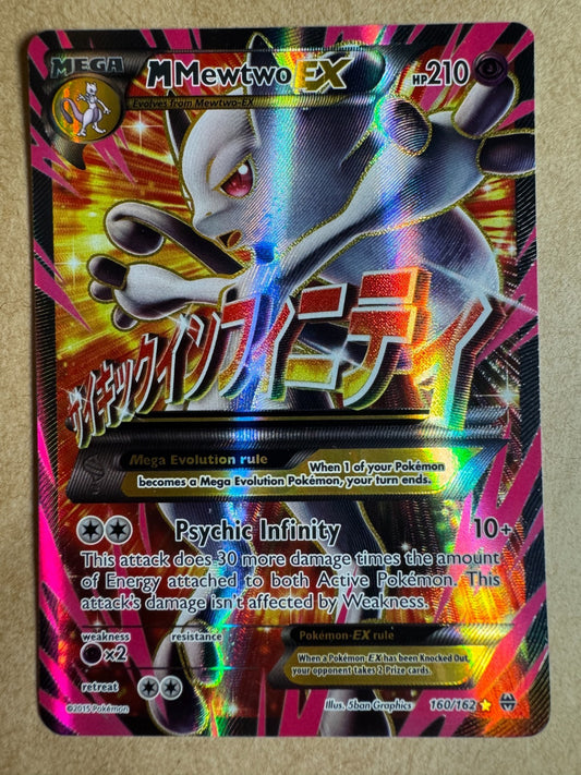 M Mewtwo EX Full Art 160/162 Pokemon XY Breakthrough Near Mint