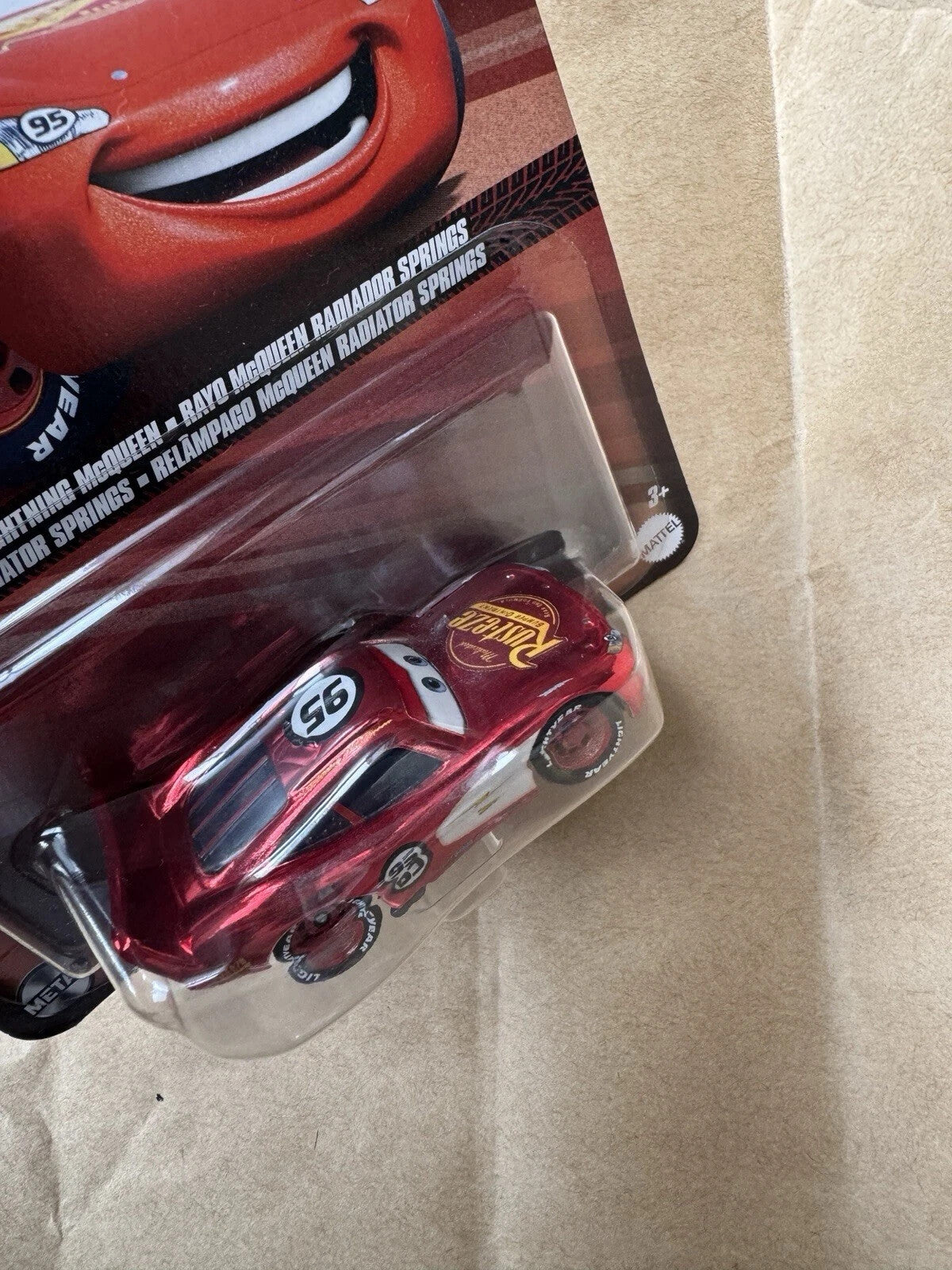 Metallic Radiator Springs Lightning Mcqueen - Disney Pixar Cars - Mattel Diecast
