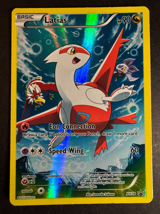 Latias Full Art Holo XY78 Black Star Promo Pokemon XY Lightly Played