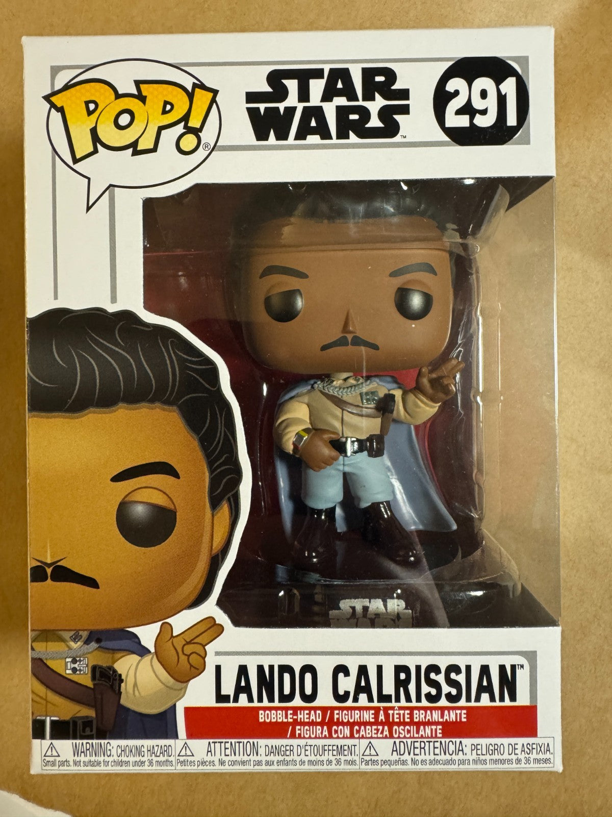 Lando Calrissian Star Wars #291 Funko Pop Vinyl Near Mint Condition