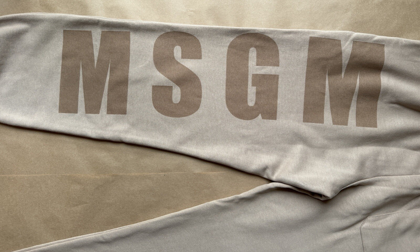 MSGM - Logo-Print Cotton Track-Pants - DOVE GREY - SIZE S/US 30 - MADE IN ITALY