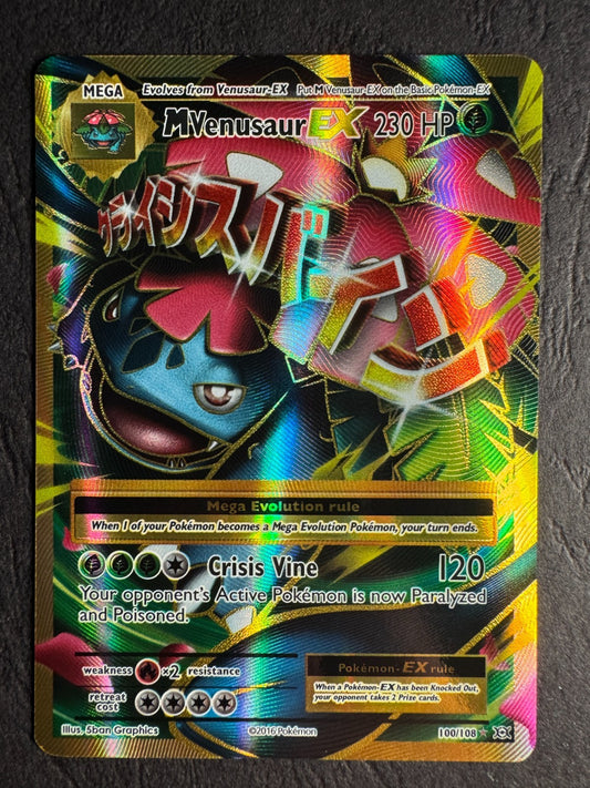 M Venusaur EX Full Art 100/108 Pokemon XY Evolutions Near Mint