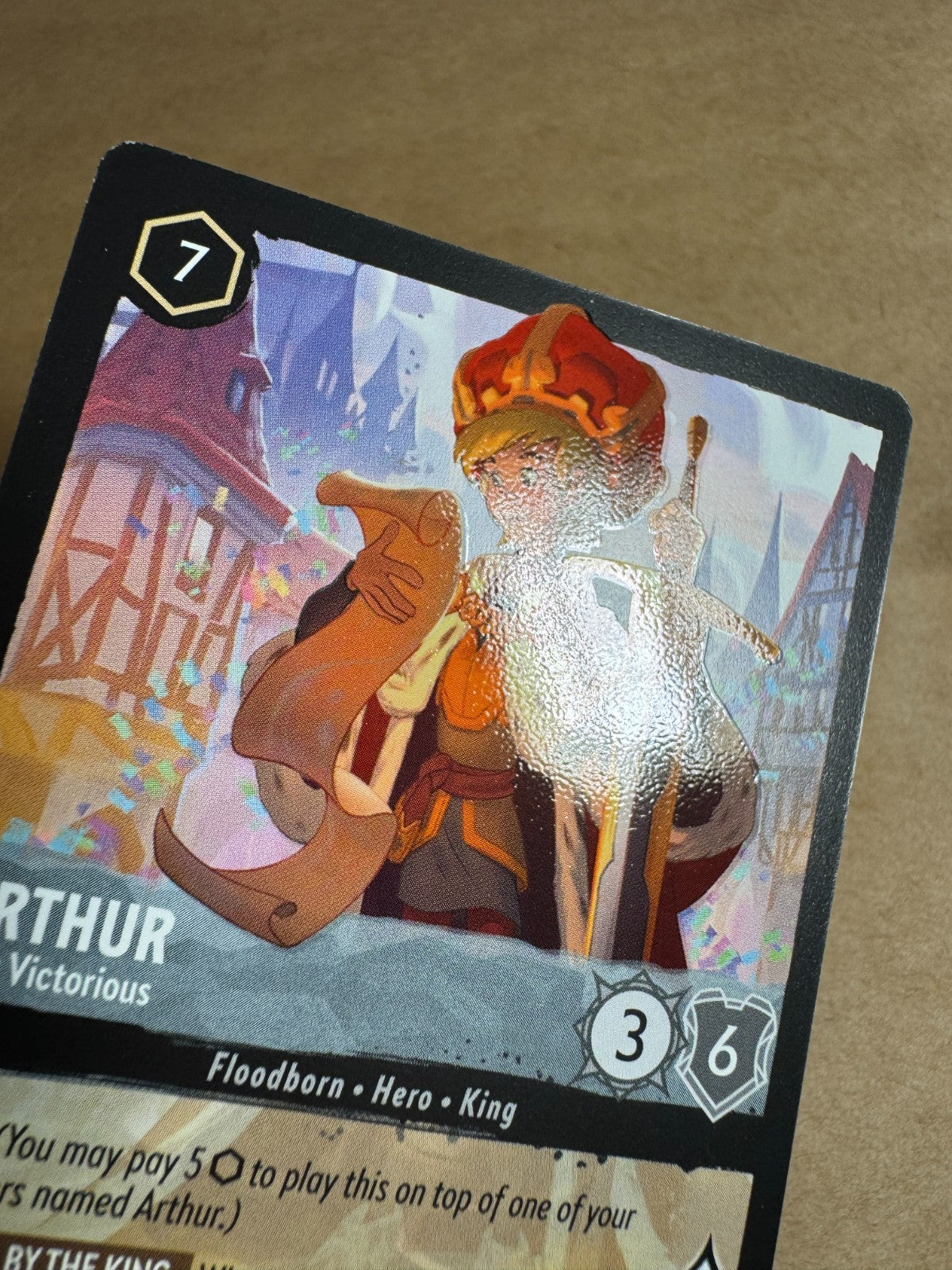 Shimmering Skies - FOIL - Arthur - King Victorious - 194/204 - Legendary
