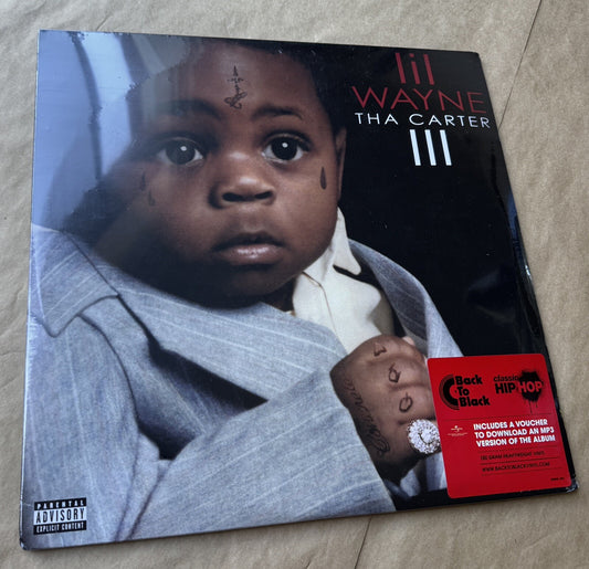 Lil Wayne - The Carter III Back to Black Vinyl Record 2LP NEW SEALED *RARE*