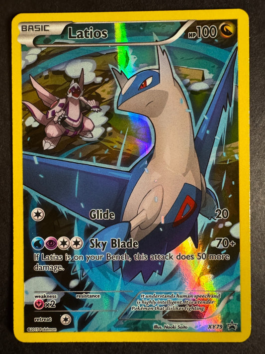 Latios Full Art Holo XY79 Black Star Promo Pokemon XY Lightly Played