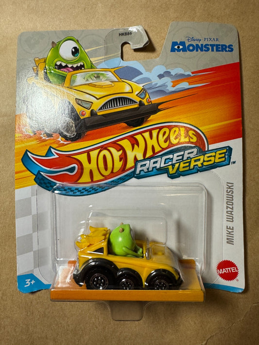 Mike Wazowski Pixar Monsters Inc. - Racer Verse - Hot Wheels - Mattel NEW