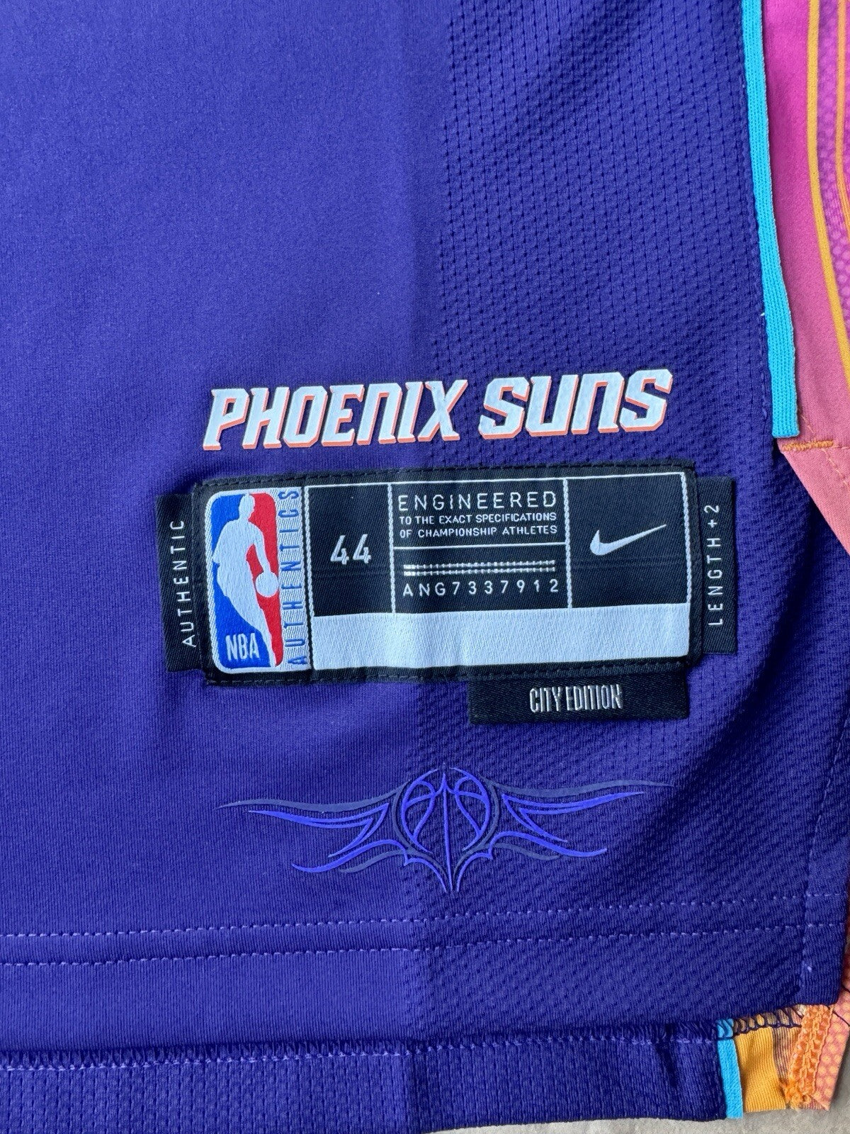 Phoenix Suns - Devin Booker #1 - El Valle City NBA Jersey SIZE 44 Authentic NEW