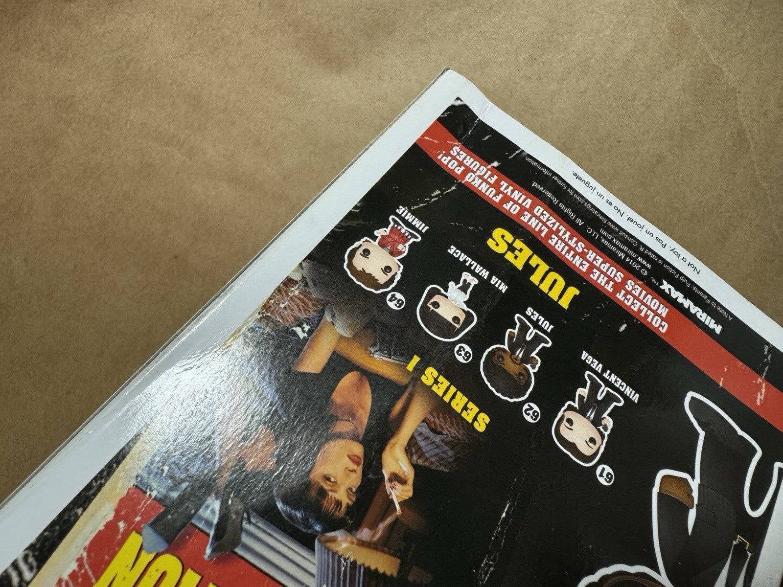 Bloody Jules SDCC 2014 #697 - Pulp Fiction - Funko Pop Vinyl NEW