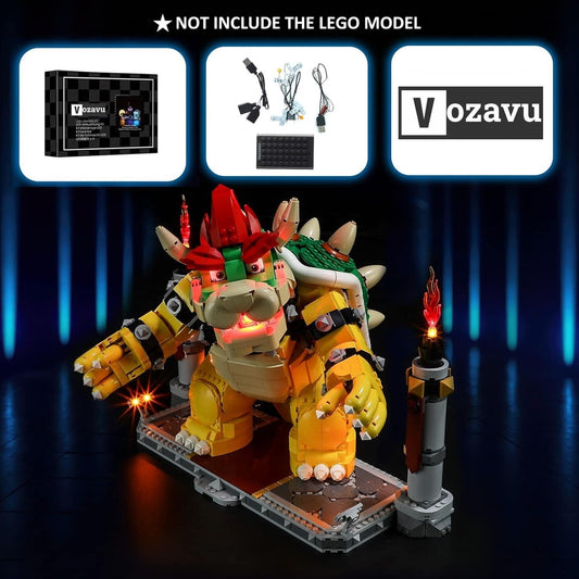 LED Lighting Kit - Nintendo Mighty Bowser 71411 (LEGO SET NOT INCLUDED)