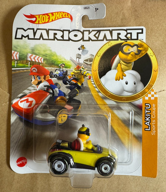 Lakitu Sports Coupe - Mario Kart - Hot Wheels - Mattel NEW