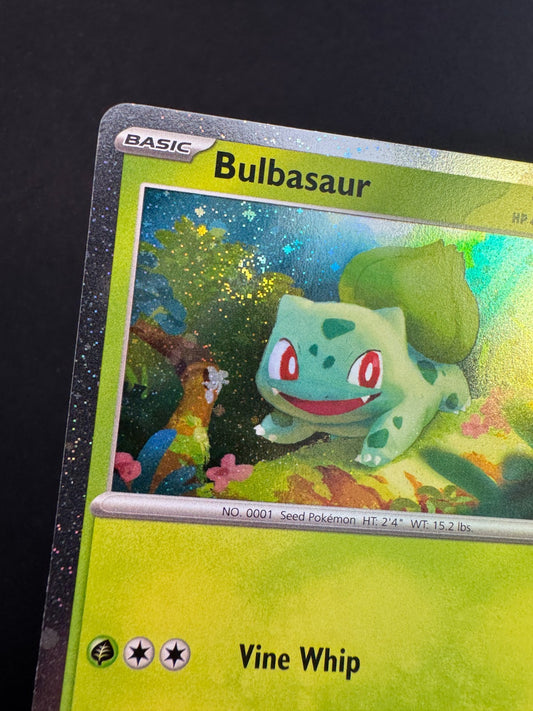 Bulbasaur SWIRL Cosmos Holo SVP 046 Pokemon Scarlet & Violet Promo Near Mint 2