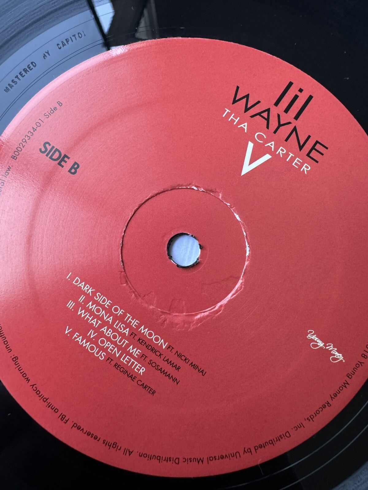 Lil Wayne - Tha Carter V 5 Gatefold Vinyl LP Record 2 x LP Black (NICKI MINAJ)
