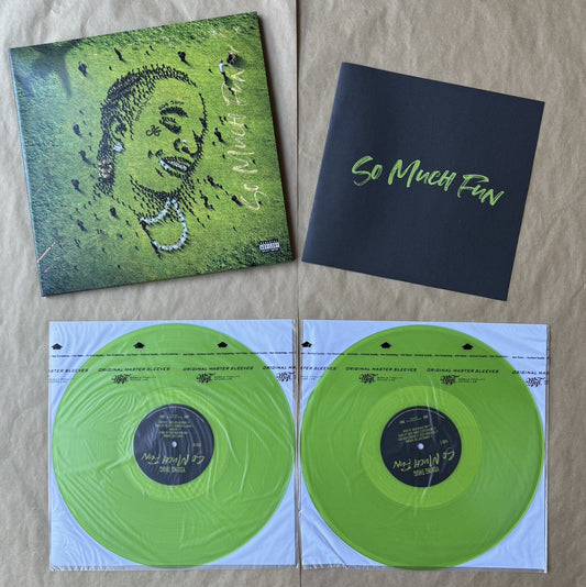 Young Thug So Much Fun Vinyl Record 2 x LP Translucent Slime Green VMP EXCLUSIVE