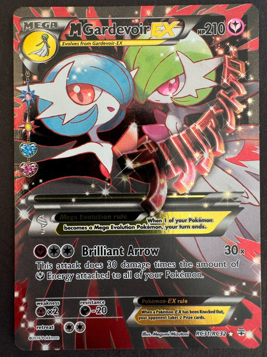 M Gardevoir EX RC31/RC32 Radiant Collection Pokemon XY Generations Near Mint