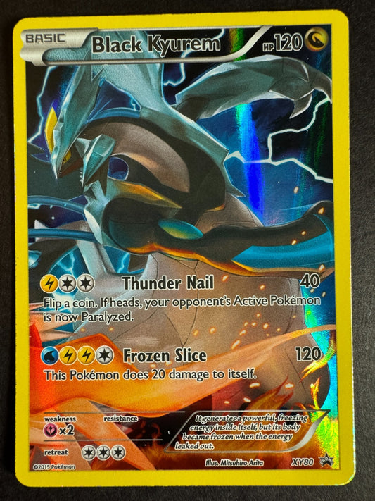 Black Kyurem XY80 Black Star Promo Pokemon XY Lightly Played