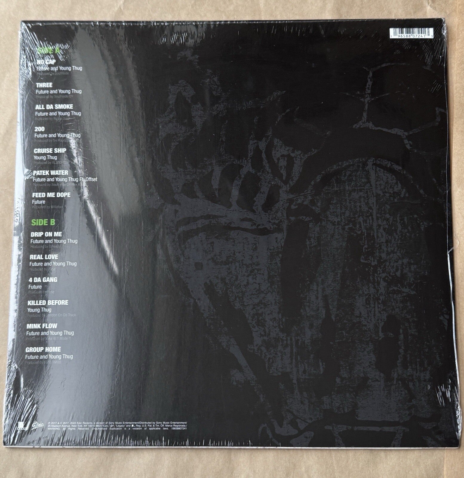 Future & Young Thug - Super Slimey Vinyl LP Record 1LP Black NEW - 50 Years