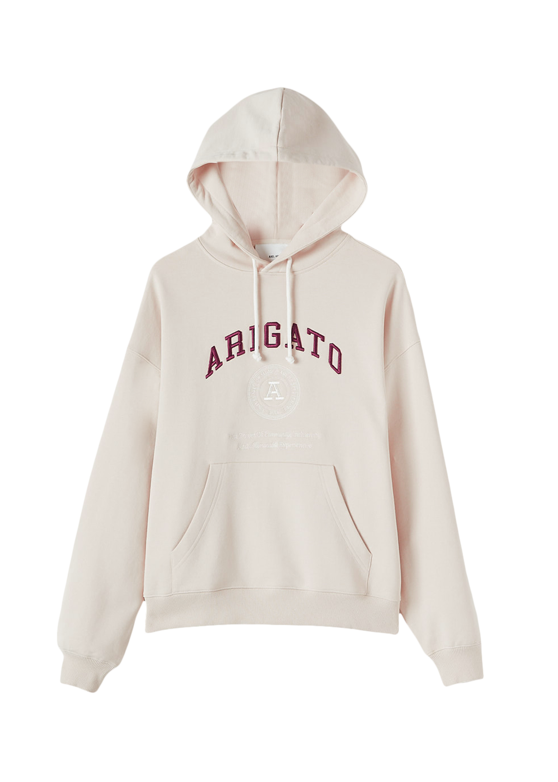 Axel Arigato - Arigato University Printed Hoodie - Pale Beige - Size M - NEW