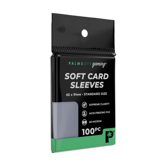 Palmsoff Gaming Soft Card Sleeves - Standard Size - 100pc