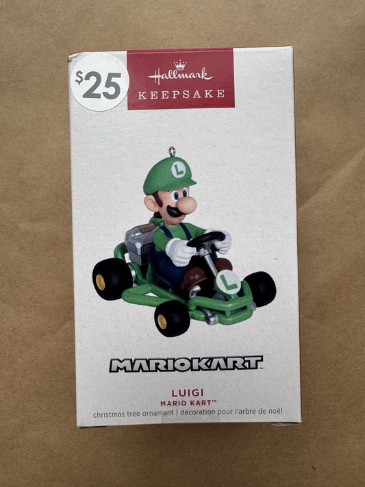 Mario Kart Nintendo Luigi - Hallmark Keepsake - Christmas Ornament - NEW